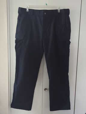 5.11 Tactical Black Cargo Pants with Multiple Utility Pockets